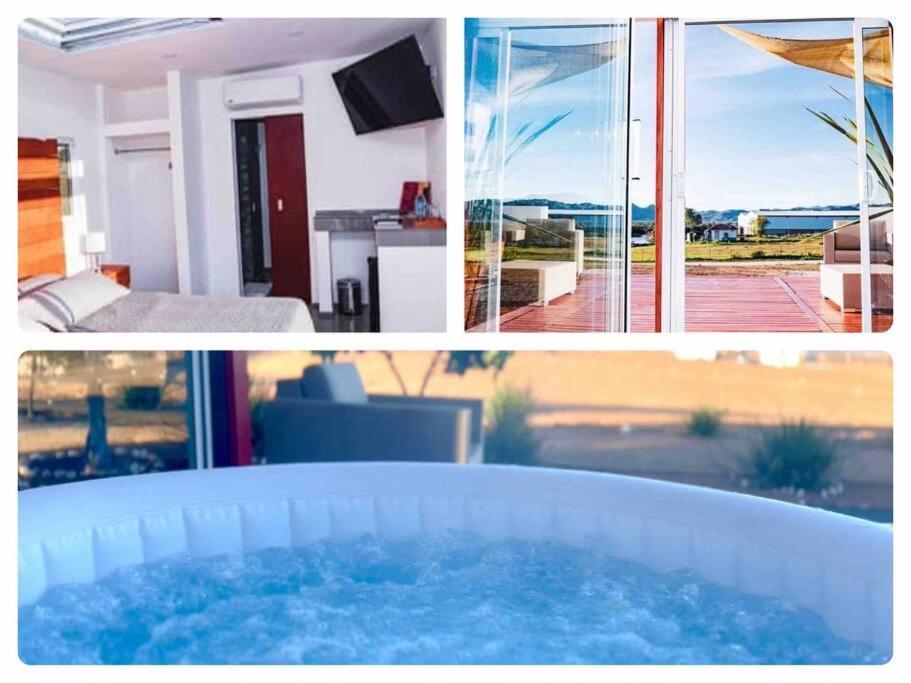 فيلا فالي دي جوادالوبيفي Cabana El Alamo Con Jacuzzi المظهر الخارجي الصورة